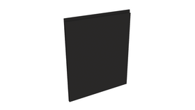 Deur keukenkast Modulo Eva Mat Zwart 60 * 72 cm