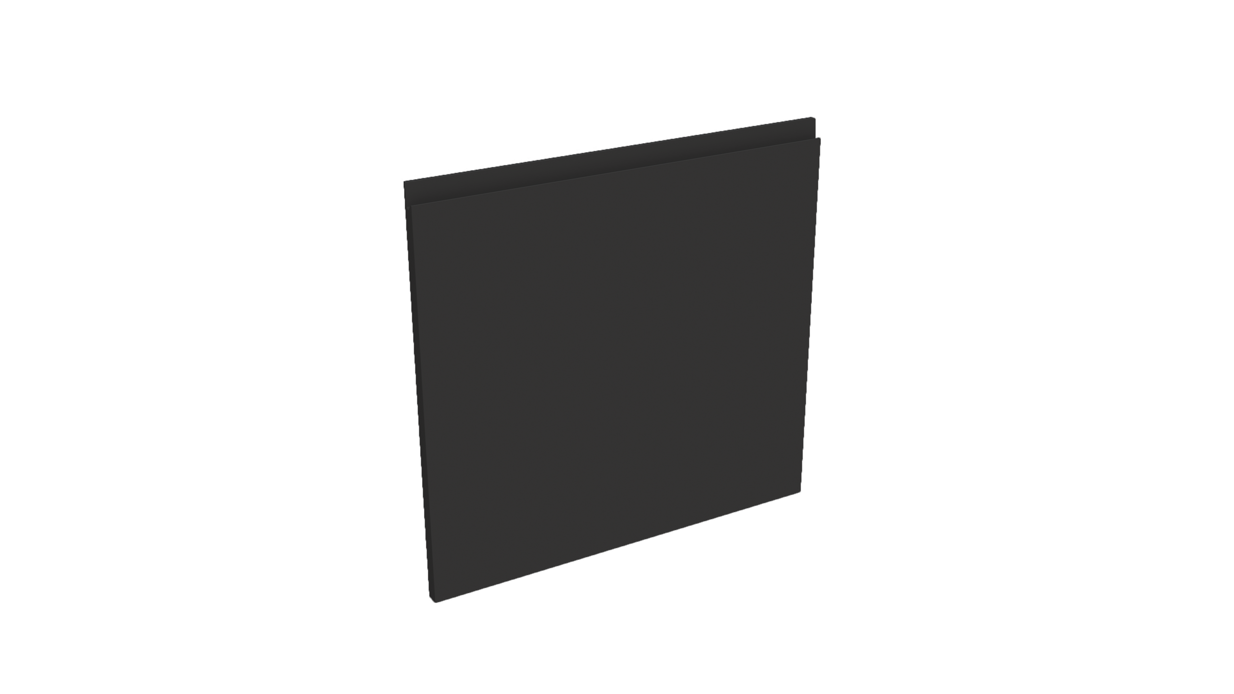 Deur keukenkast Modulo Eva Mat Zwart 60 * 57,6 cm