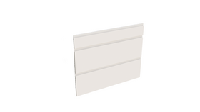 Geheel van 1 lade + 2 korflades keukenkast Modulo Emy Muisgrijs 90 * 72 cm