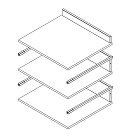 STRUCTUUR 1 LADE 2 KORFLADES 600