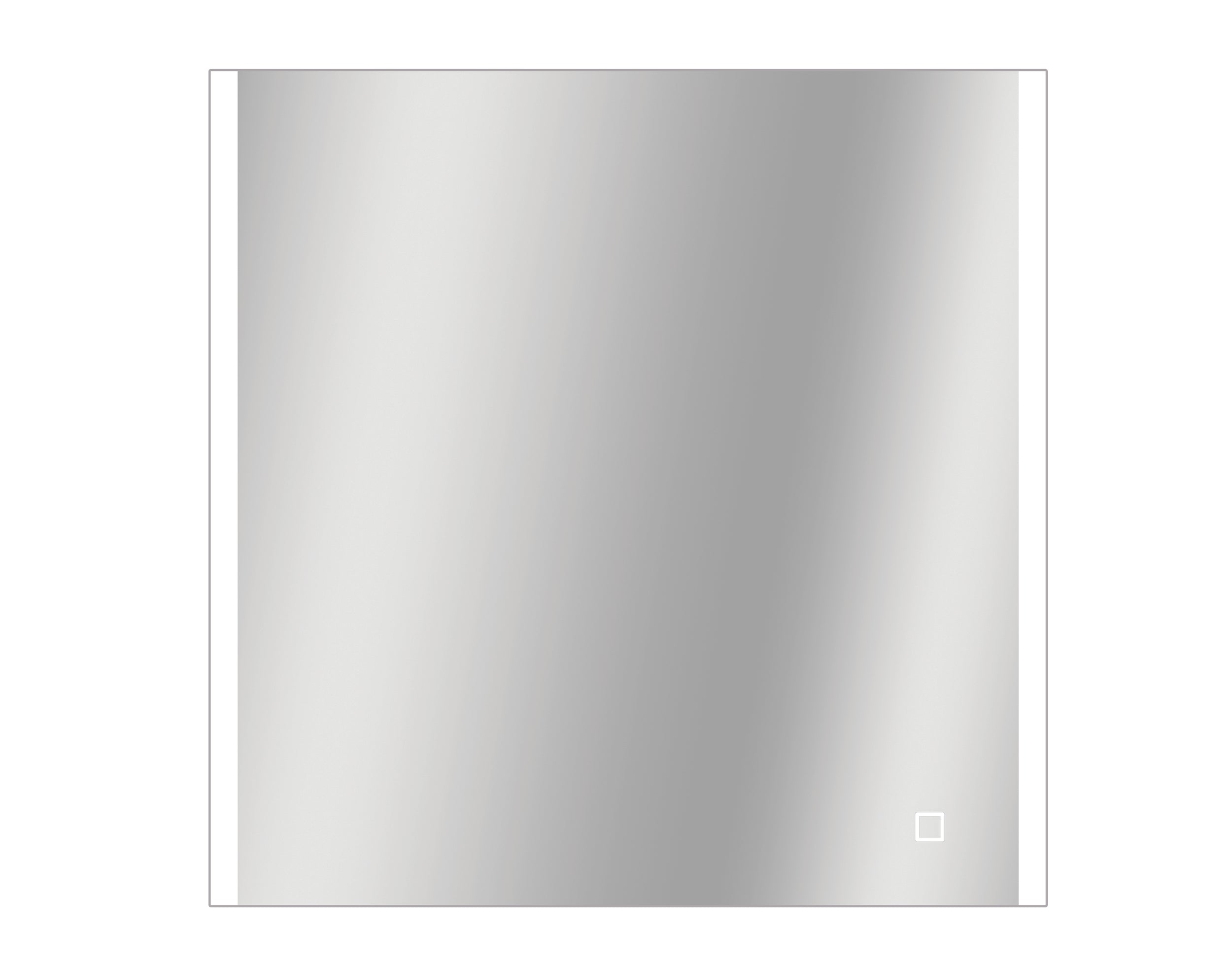 Spiegel Grant vierkant met ledverlichting touch sensor en spiegelverwarming 60x60cm