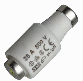 Kopp zekering DII 25A 5st.