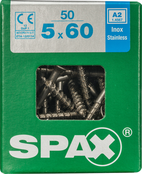 Spax universeelschroef T-Star RVS 5x60mm 50st