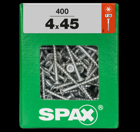 Spax universeel schroef 'T-star' Wirox 4x45mm 400 stuks