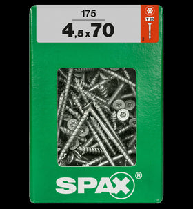 Spax universele schroef Torx 4,5x70mm 175 stk