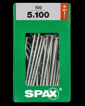 Spax universeel schroef 'T-star' Wirox 5x100mm 100 stuks