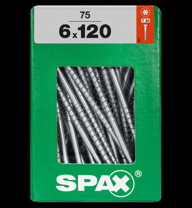 Spax universele schroef Torx 6x120mm 75 stk