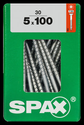 Spax universeel schroef 'T-star' Wirox 5x100mm 30 stuks