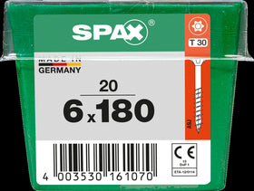 Spax universeel schroef 'T-star' Wirox 6x180mm 20 stuks