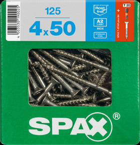 Spax universeelschroef T-Star + A2 inox 50x4mm 125 st