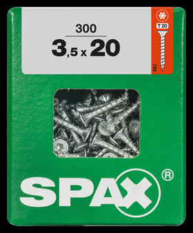 Spax universeel schroef 'T-star' Wirox 3.5x20mm 300 stuks
