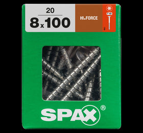 Spax Universele schroef Hi Force Wirox 8x100mm 20 stk.