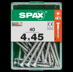 Spax universeel schroef 'T-star' Wirox 4.5x45mm 40 stuks