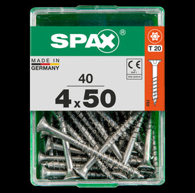 Spax universeel schroef 'T-star' Wirox 4x50mm 40 stuks
