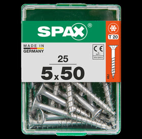 Spax universeel schroef 'T-star' Wirox 5x50mm 25 stuks
