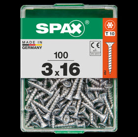 Spax universeel schroef 'T-star' Wirox 3x16mm 100 stuks