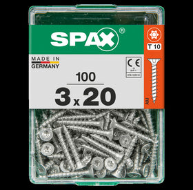 Spax universeel schroef 'T-star' Wirox 3x20mm 100 stuks