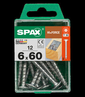 Spax schroef 'HI.Force' Wirox 6x60mm 12 stuks