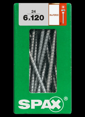 Spax schroef IN.Force Wirox 6x120mm 24 stuks