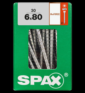 Spax schroef IN.Force Wirox 6x80mm 30 stuks