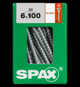 Spax schroef IN.Force Wirox 6x100mm 30 stuks