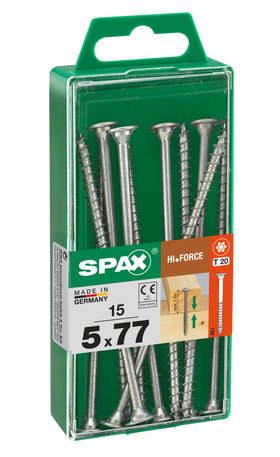 Spax HI.FORCE  5x107mm 10st, Deeldraad Discuskop T-STAR plus  4CUT