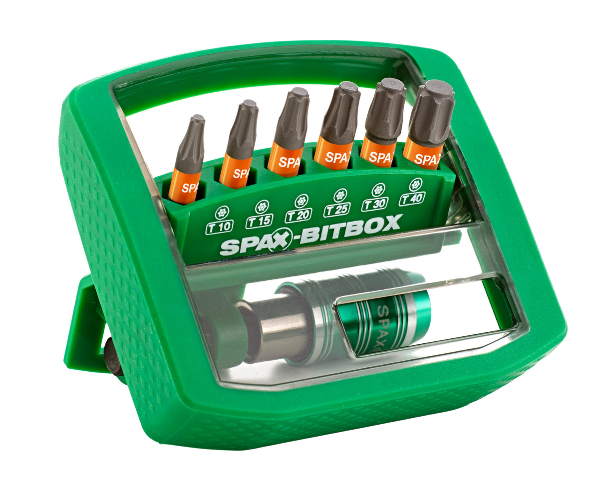 Spax Bit Check SPAX bitset + bithouder BITcheck T-STAR plus 7-delig – Klusloods