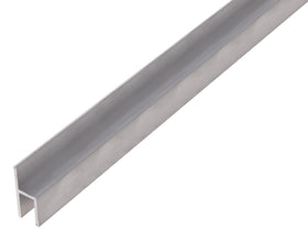 BA-profiel H-vorm aluminium natuur 26x1,5x11mm 2m