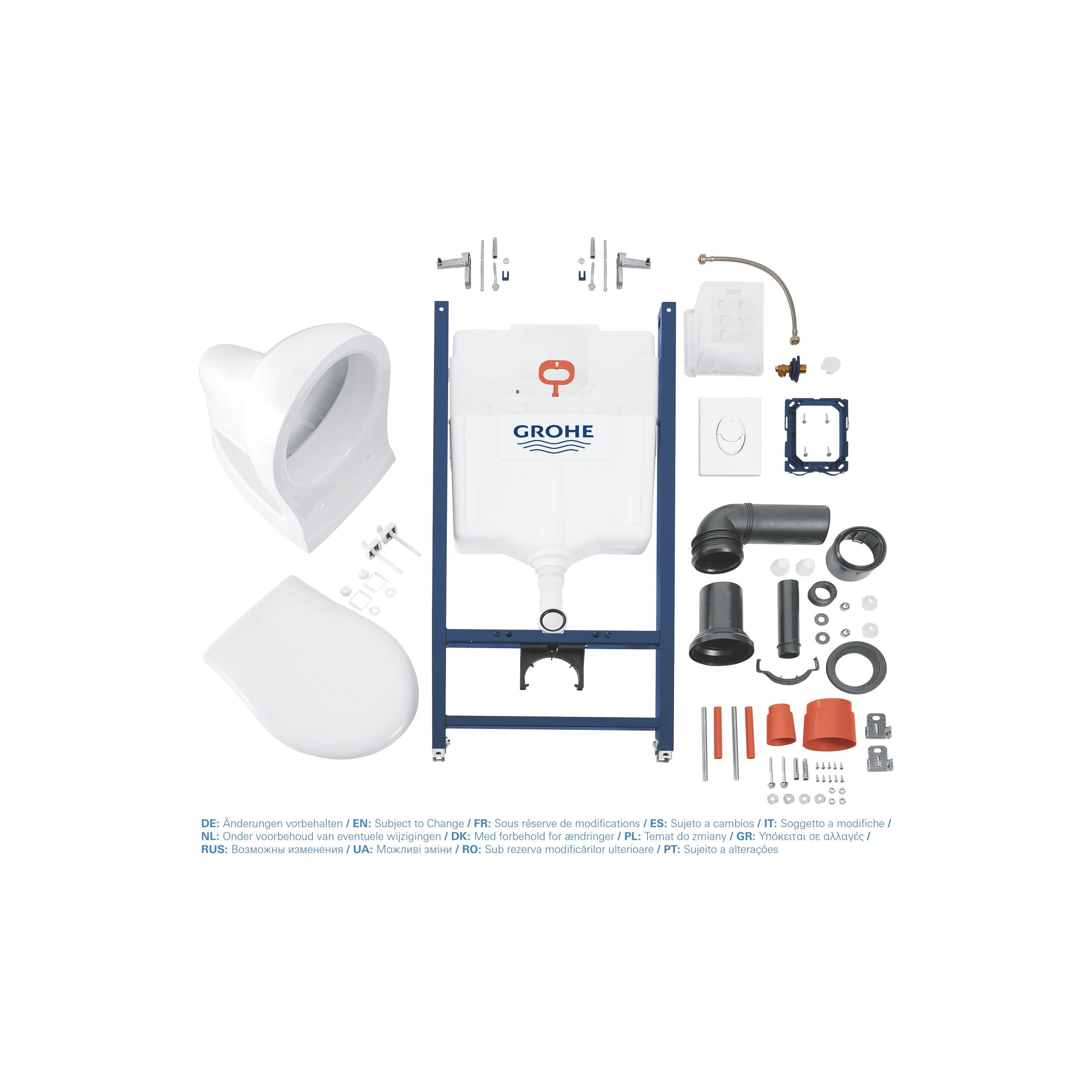 Grohe inbouwreservoir set Solido I Soft-close toiletzitting