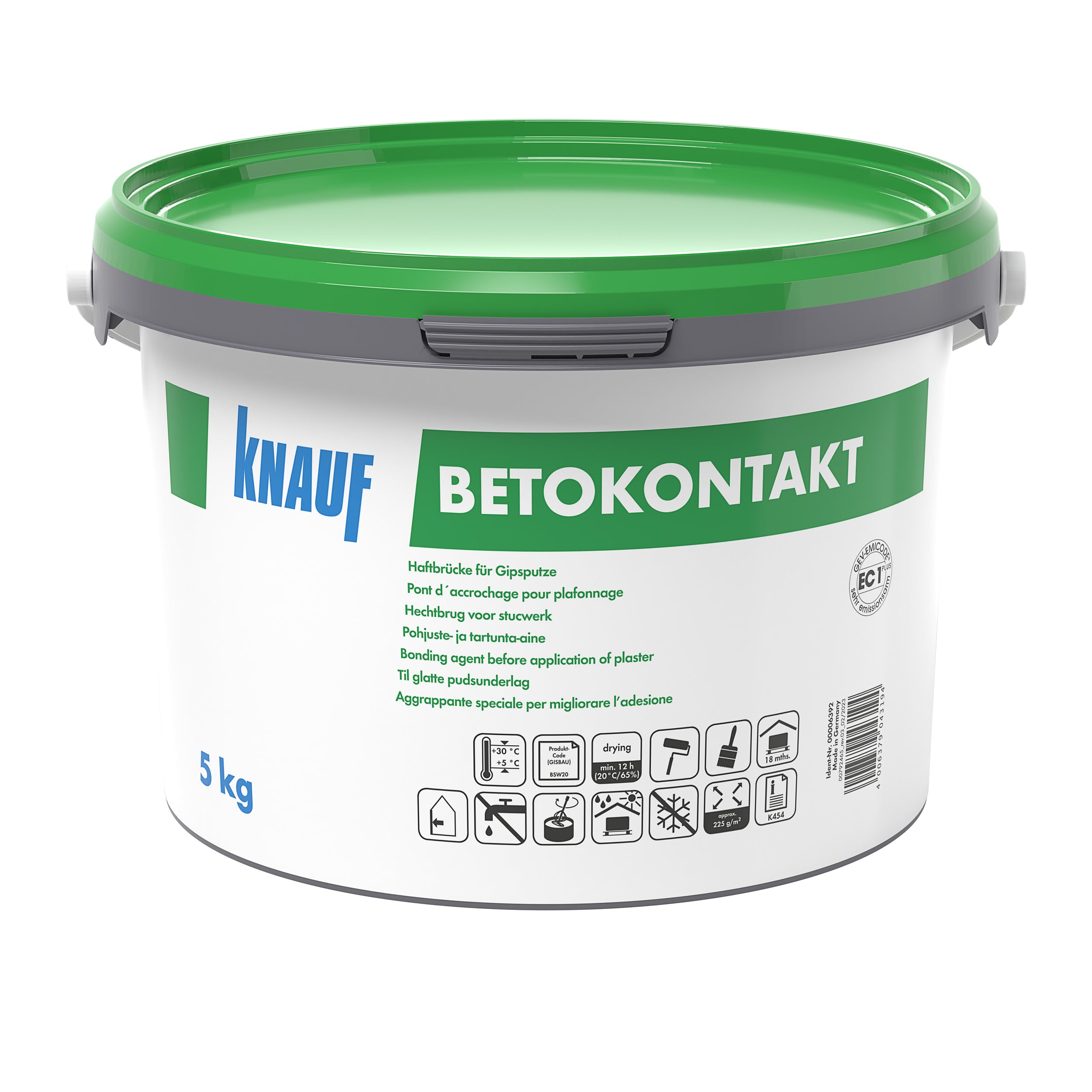 Knauf - Hechtmiddel voor stucwerk Betokontakt 5kg