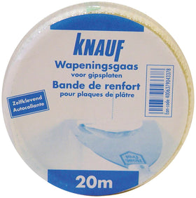 Knauf – wapeningsgaas - glasvezel – zelfklevend - open structuur - 2m