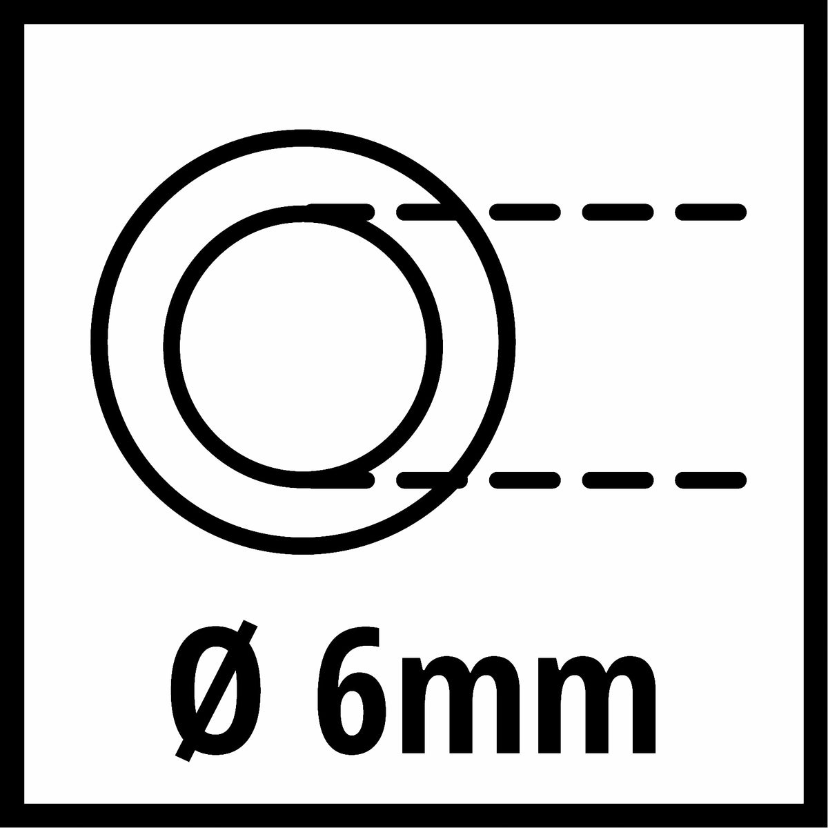 Einhell spiraalslang voor perslucht Ø6mm - 4m