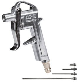 Einhell blaaspistool DG-10 met 4 opzetstukken