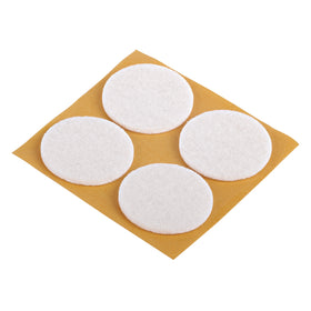 Fix-O-Moll meubelviltglijders zelfklevend wit 35mm 4 st