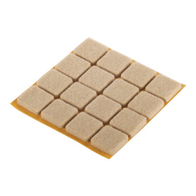 Fix-O-Moll parketglijders BigDuo zelfklevend 20x20mm 16 st