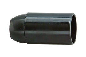 Kopp lamphouder E14 glad zwart