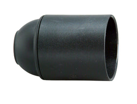Kopp lamphouder E27 glad zwart