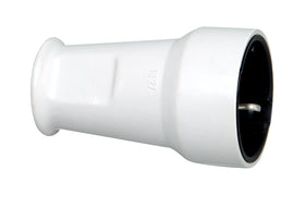 Kopp contrastekker randaarde PVC grijs