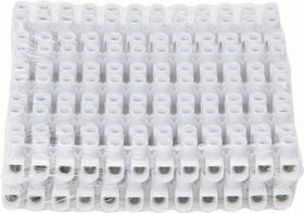 Kopp kroonklem 2,5 - 4mm 12-polig wit 10 stuks