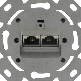 Kopp inbouwstopcontact TechnikCenter UAE/UTP 2-voudig RJ45 Cat6
