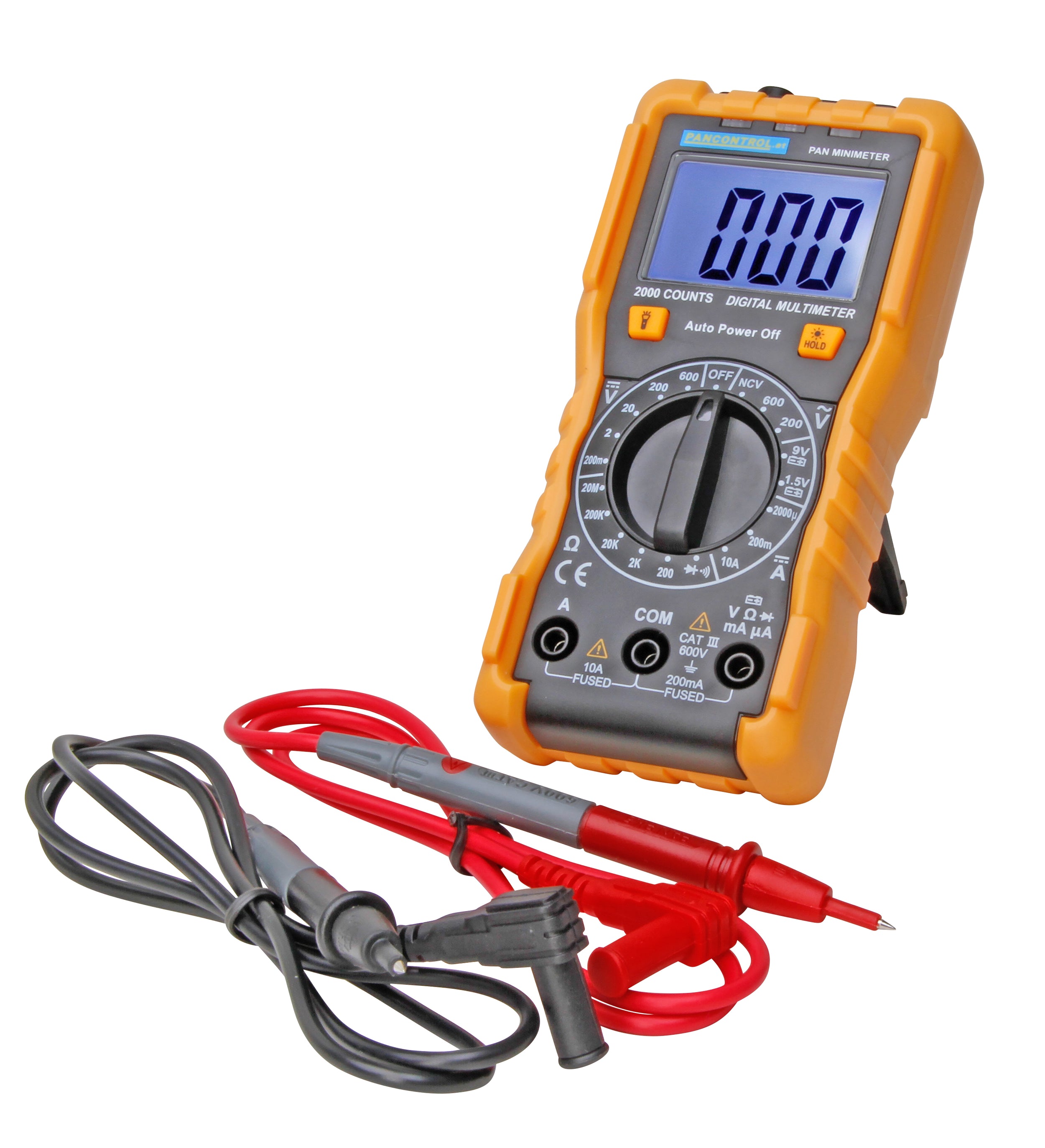 Kopp digitale multimeter Mini 7 functies 18 bereiken.