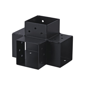 Suki koppel T-stuk 4 aansluitingen antraciet 91x91mm type H