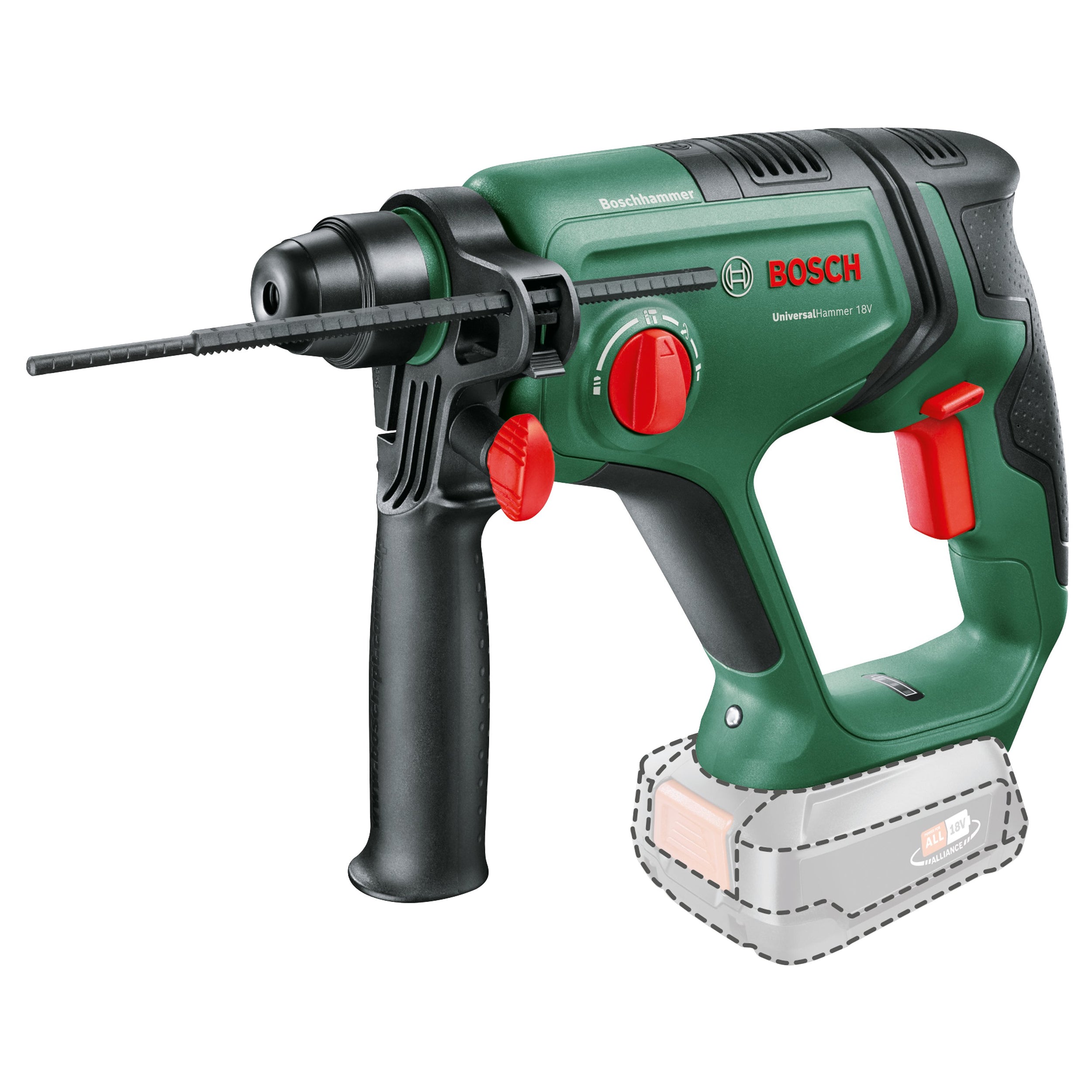 Bosch accuboorhamer UniversalHammer 18V (zonder accu)