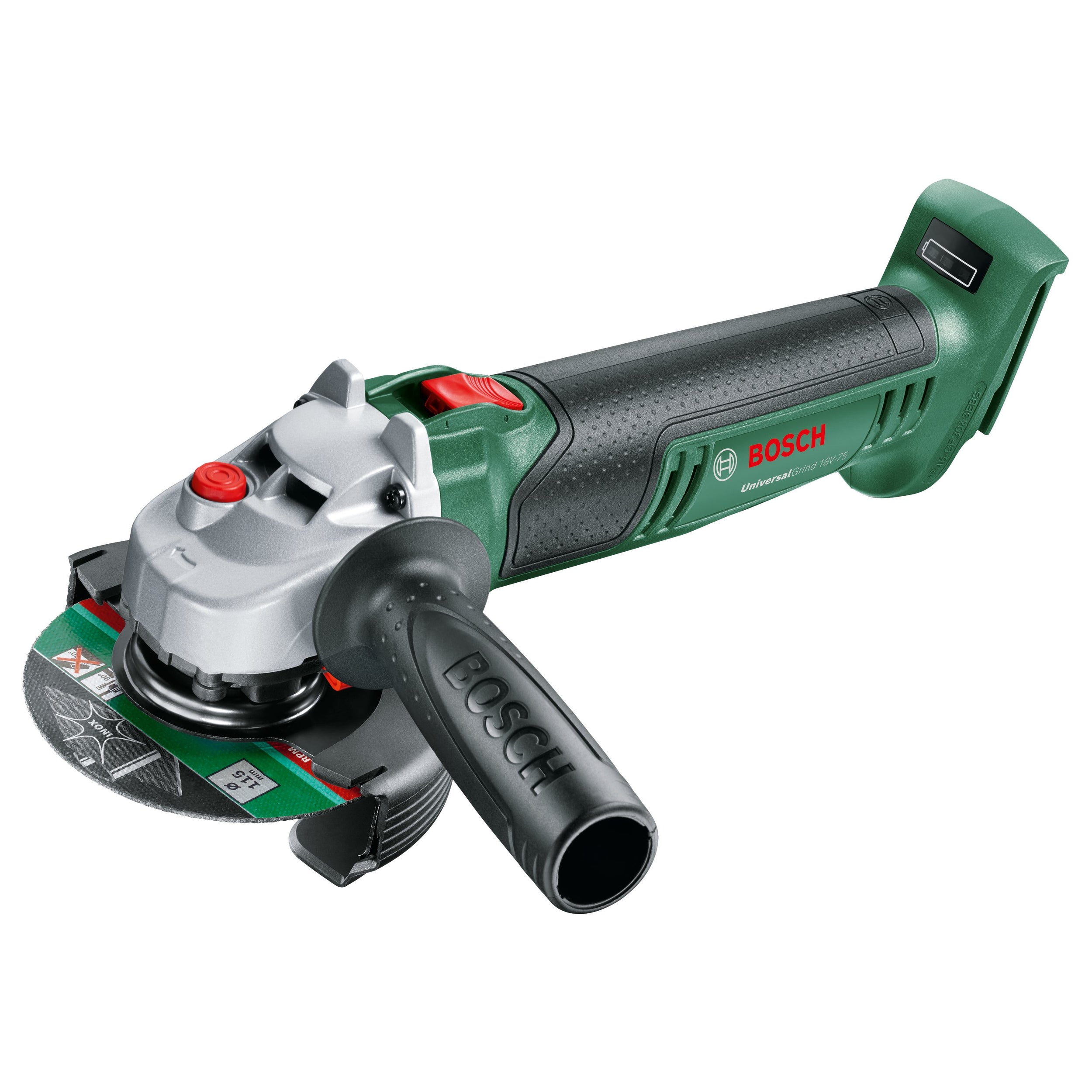 Bosch haakse slijper UniversalGrind 18V-75 (zonder accu)