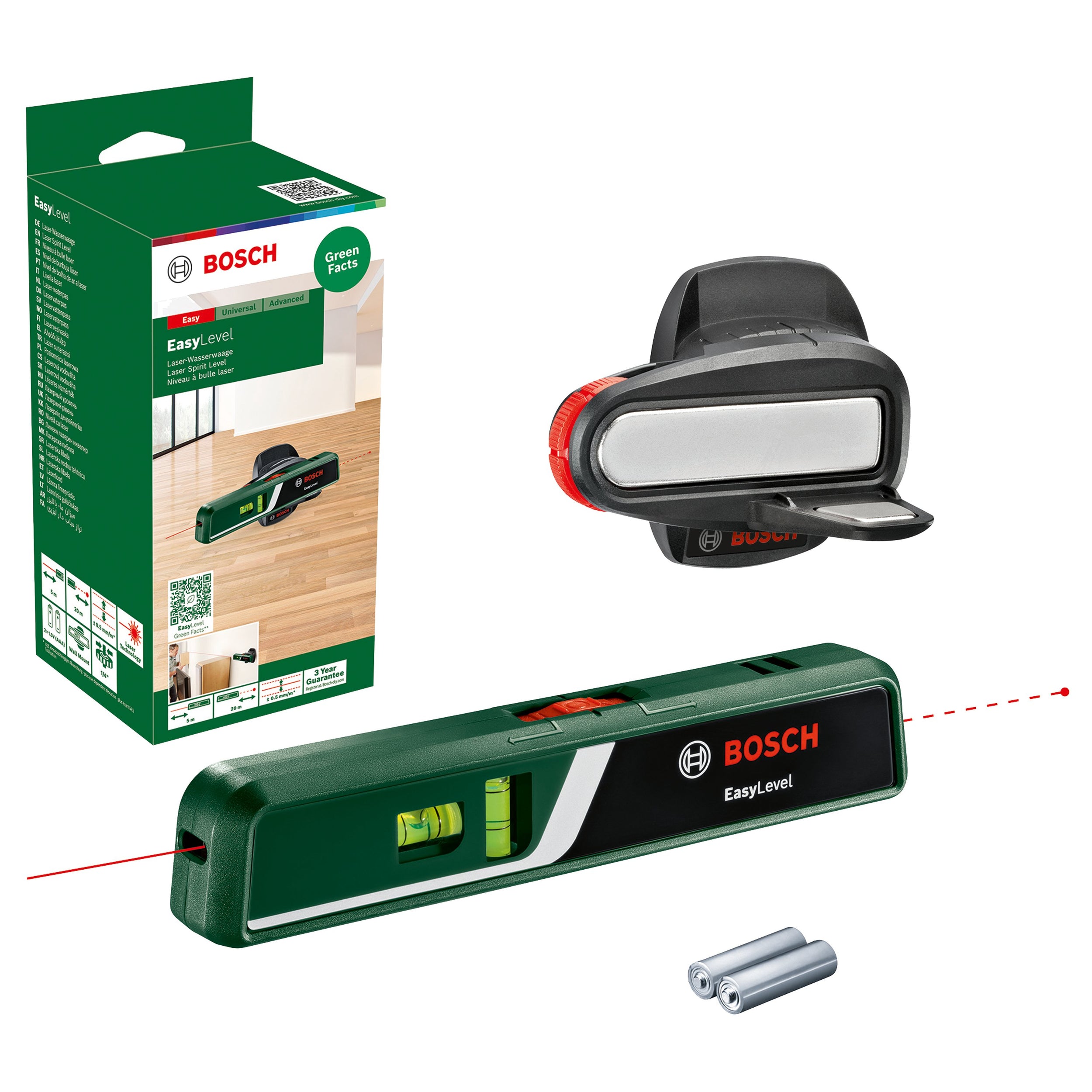 Bosch Lijnlaser EasyLevel met wandhouder