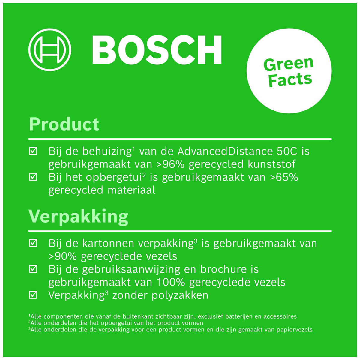 Bosch laserafstandsmeter AdvancedDistance 50C