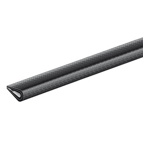 Alberts kantbeschermer pvc zwart 10x7mm 1,5m