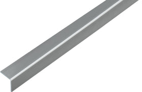 Alberts hoekprofiel zelfklevend kunststof RVS 20x20x1,5mm 1m