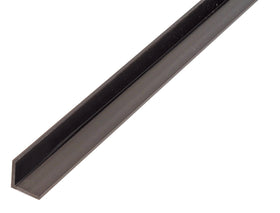 Alberts hoekprofiel pvc zwart 10x10x1mm 1m