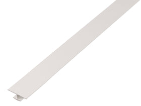 Alberts H-profiel kunststof wit 45x20x30x1,5mm 1m